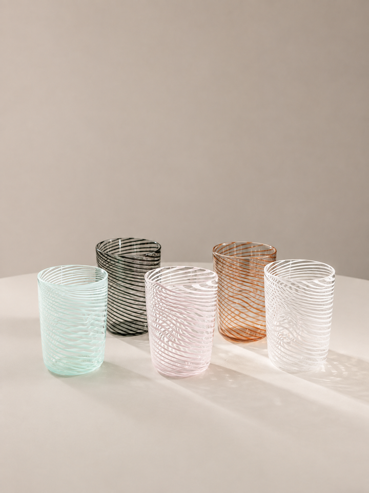 Caned Tumbler SET OF 5