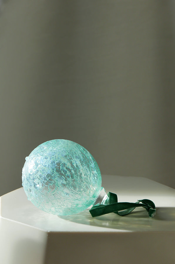 Lagoon Handblown Bauble