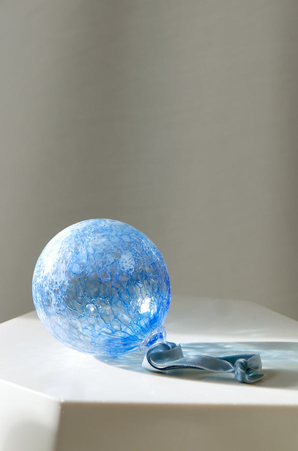 Lagoon Handblown Bauble