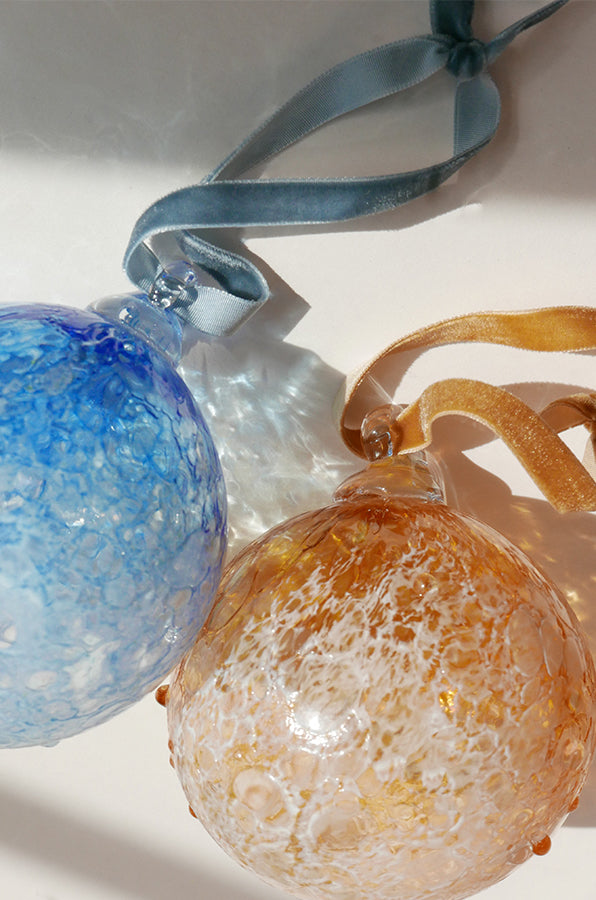 Lagoon Handblown Bauble